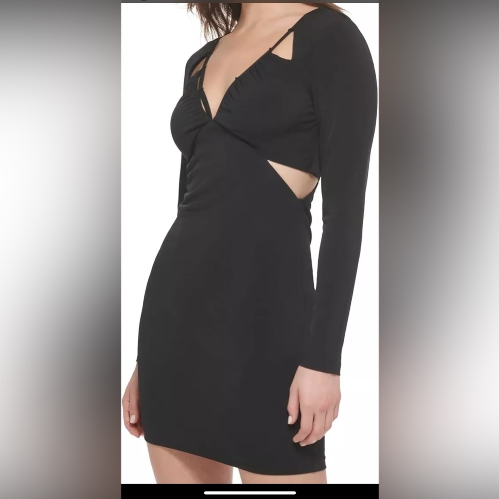 Guess cutout black dress, size 8